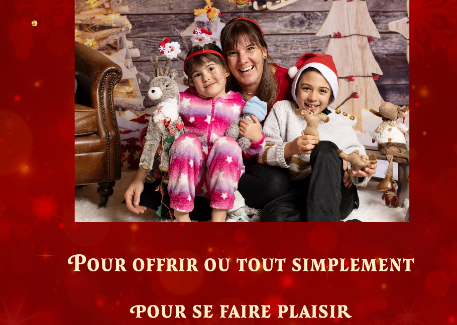 affiche mini séance photo de Noel Marjorie Blanc Photographie